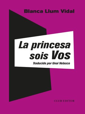 cover image of La princesa sois vos